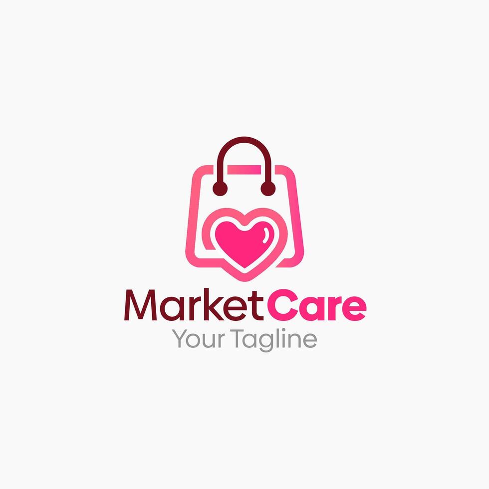 Market Care Logo Template Design. Good for Business, Start up, Agency, and Organization vector
