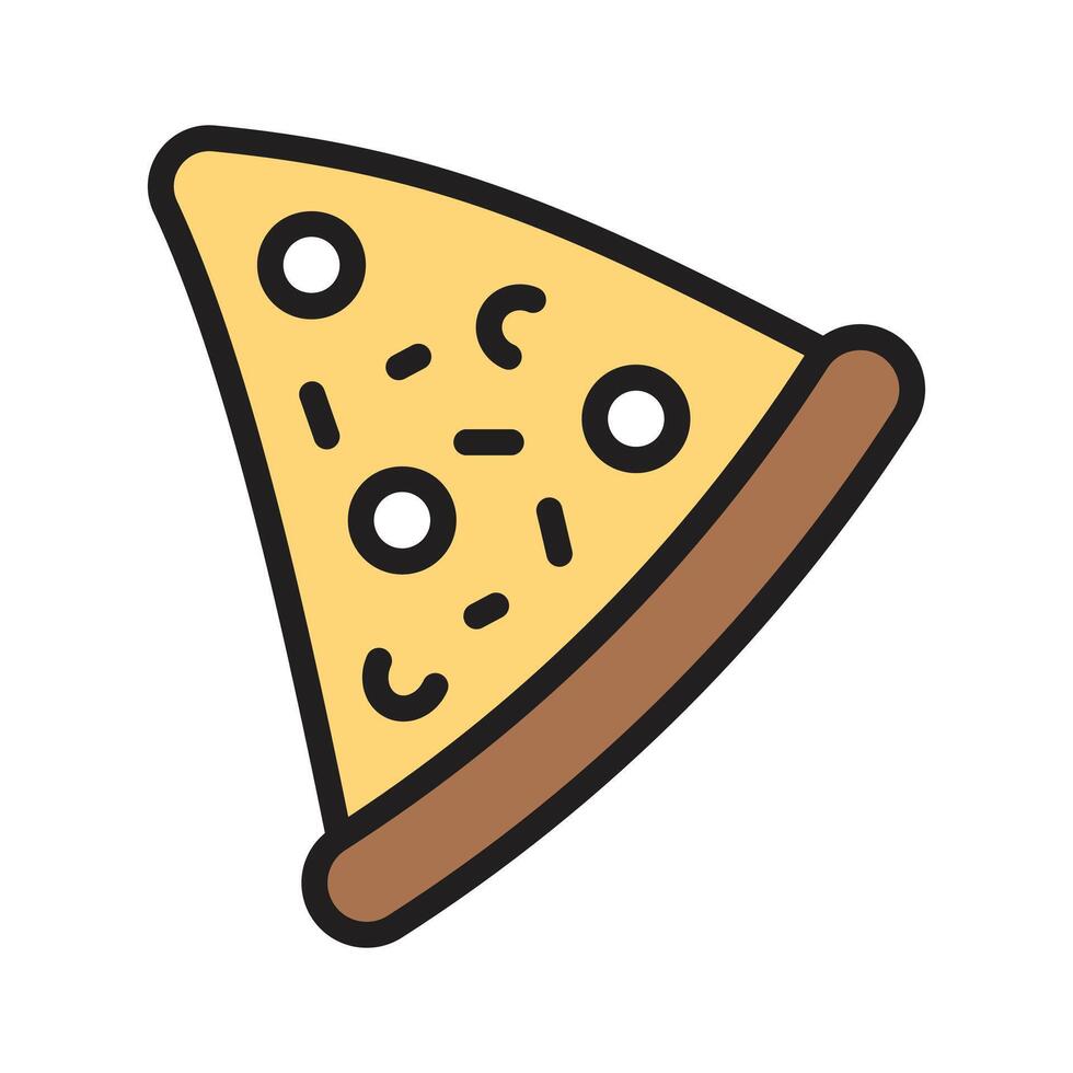 A delicious pizza slice icon for pizzerias vector