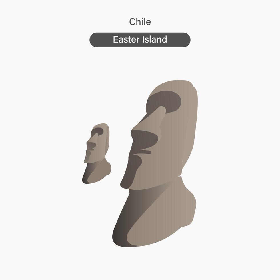 Chile Easter Island vector