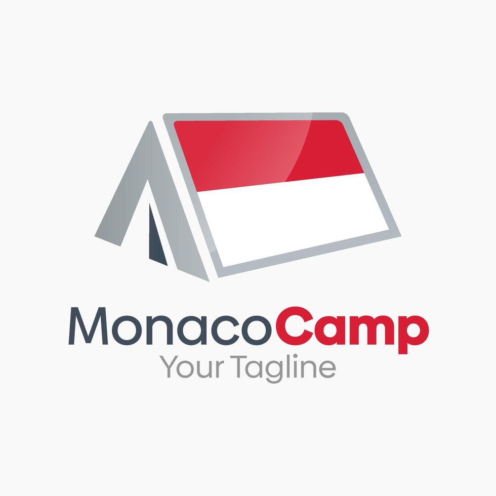Monaco Camp Logo Design Template. Good for Business, Agency, Community and Organization vector
