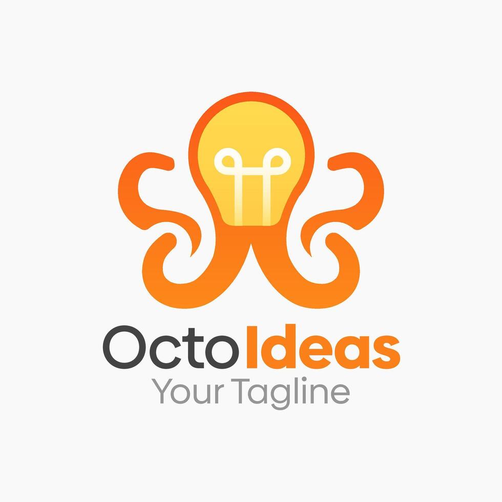Octo Ideas Logo Template Design. Good for Business, Start up, Agency, and Organization vector