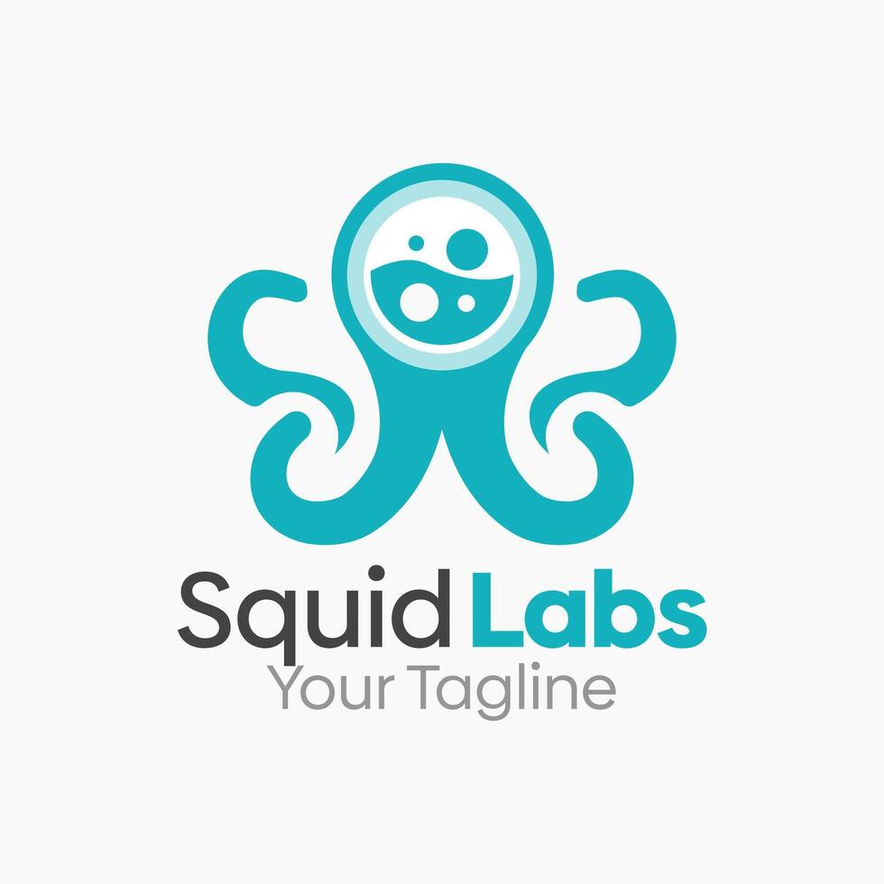 Squid Labs Logo Template Design. Good for Business, Start up, Agency, and Organization vector