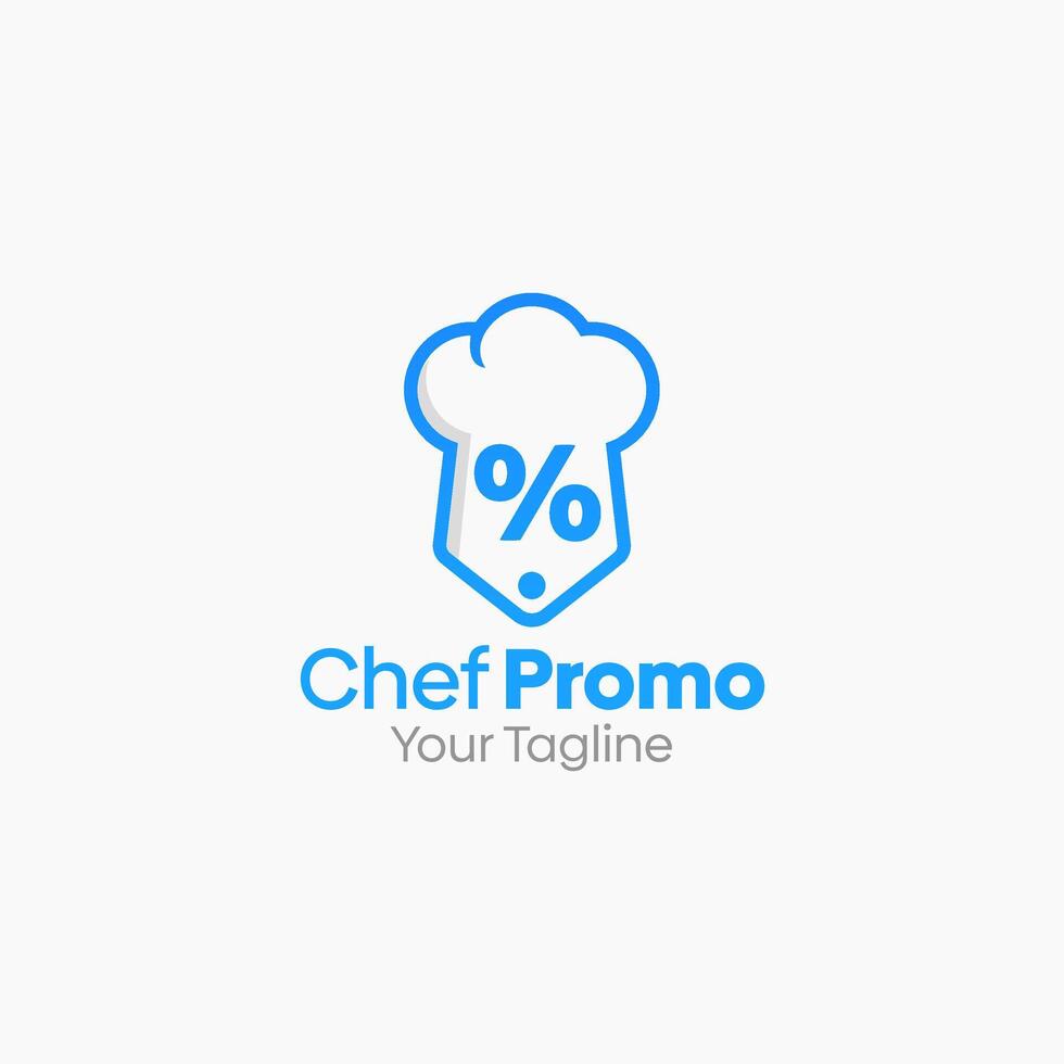 Chef Promo Logo Template Design. Good for Business, Start up, Agency, and Organization vector