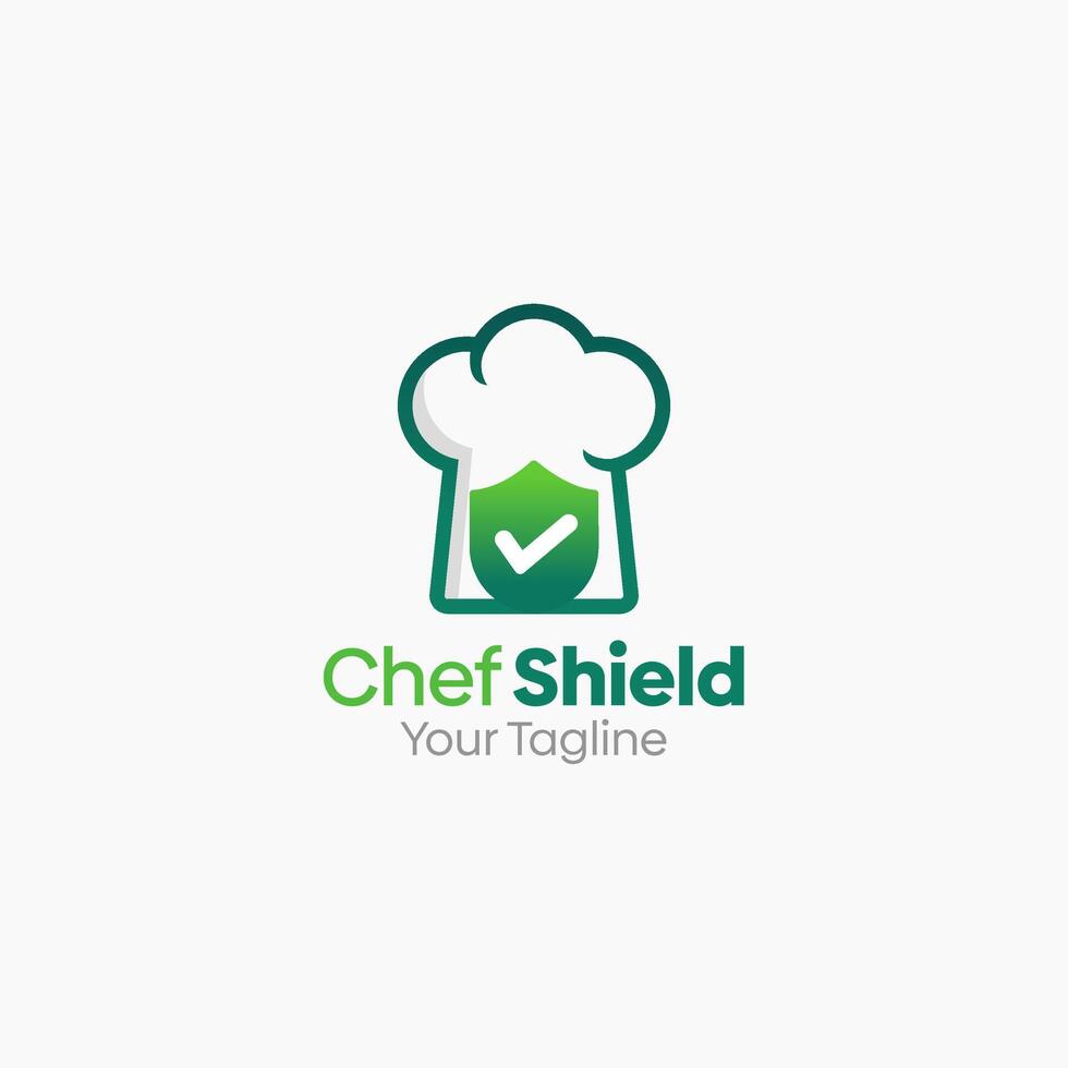 Chef Shield Logo Template Design. Good for Business, Start up, Agency, and Organization vector