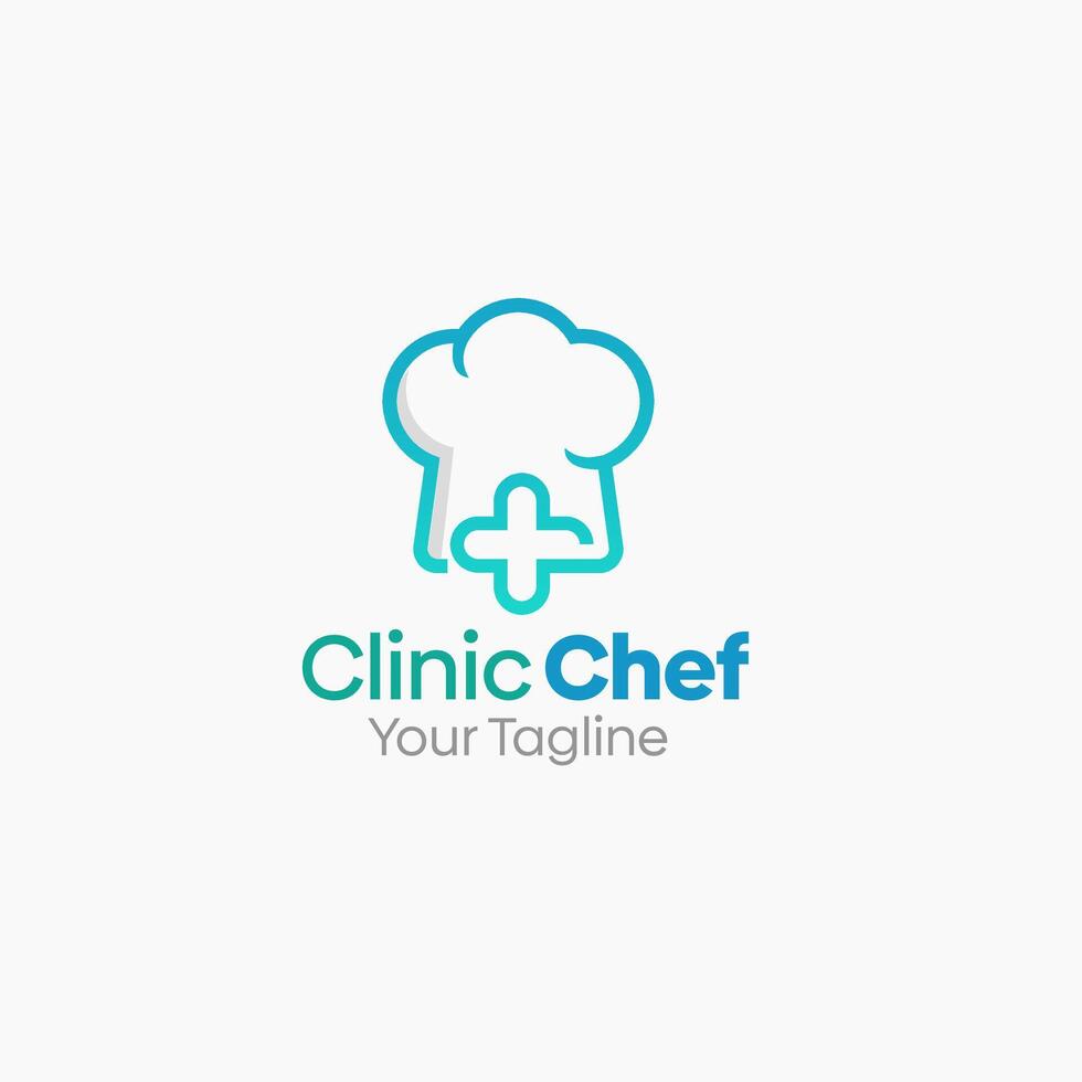 Clinic Chef Logo Template Design. Good for Business, Start up, Agency, and Organization vector