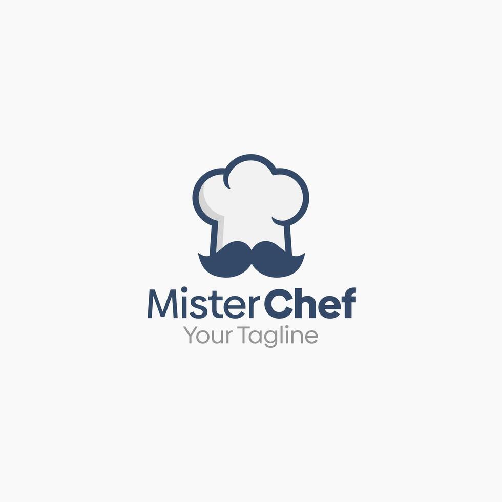 Mister Chef Logo Template Design. Good for Business, Start up, Agency, and Organization vector