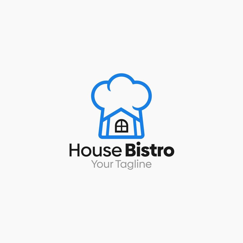 House Bistro Logo Template Design. Good for Business, Start up, Agency, and Organization vector