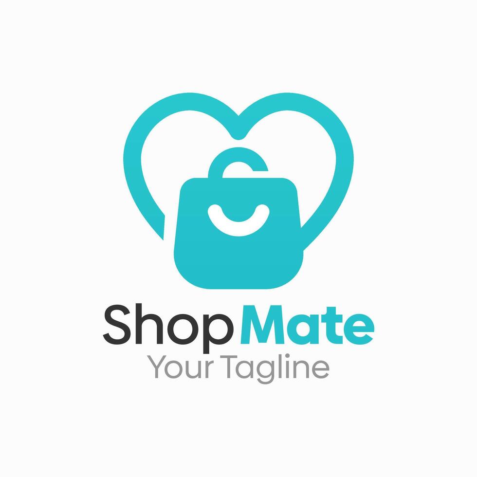 Shop Mate Logo Design Template. Good for Business, Agency, Community and Organization vector