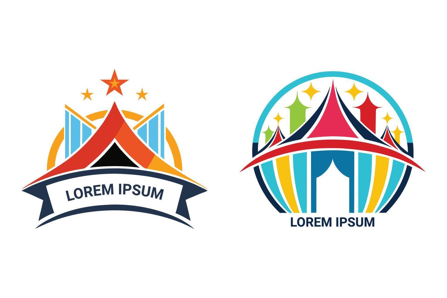 Event Management Company Logo Easy to Customize vector