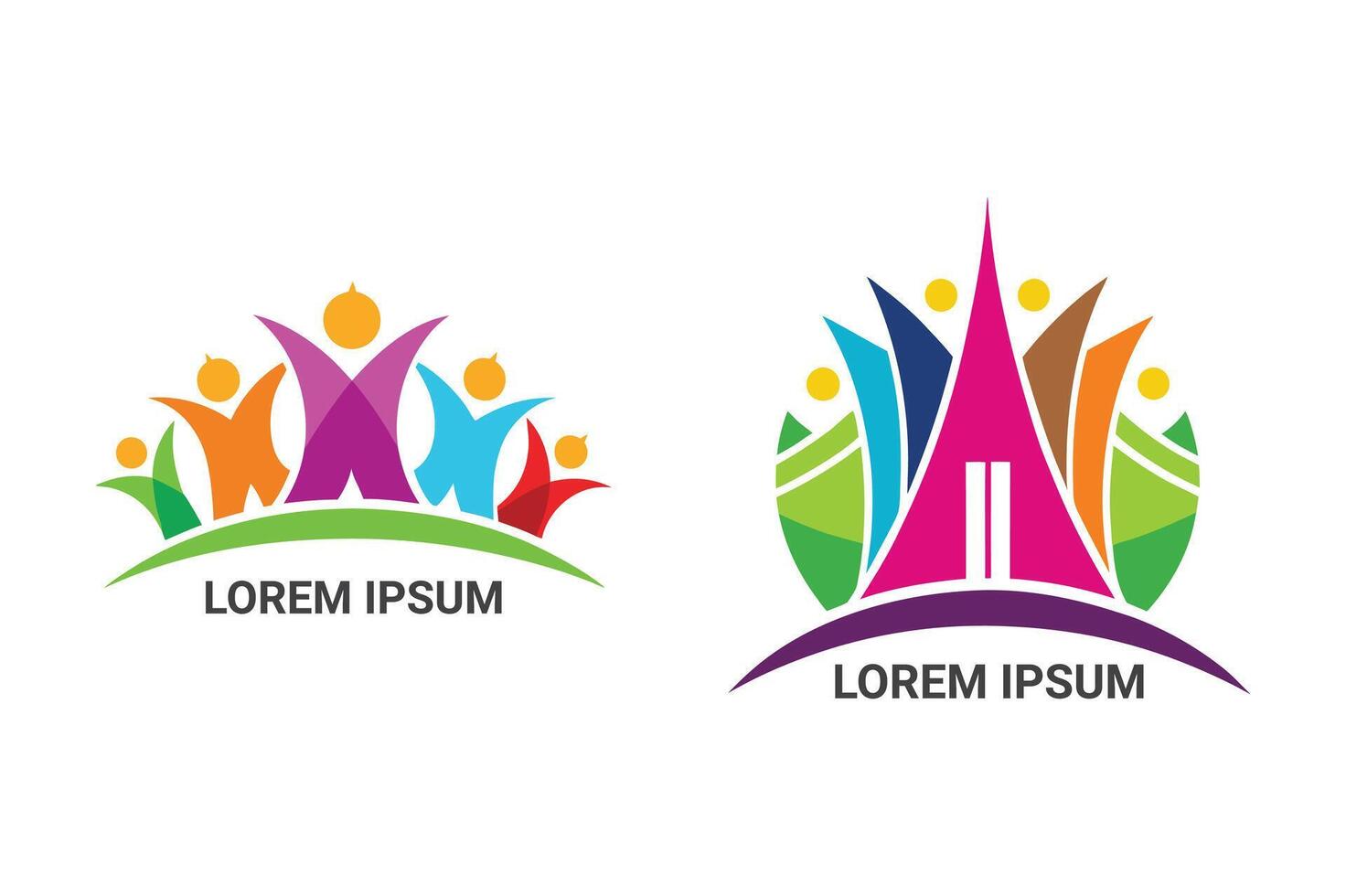 Personalized Event Management Company Logo Design vector