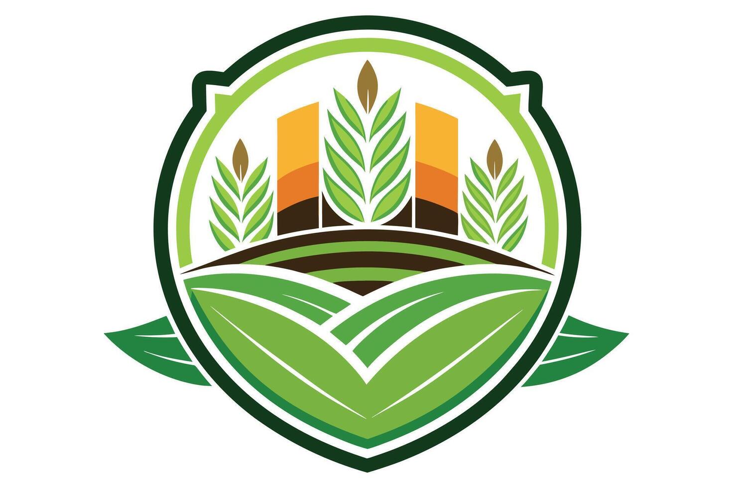 Customizable Agro Farm Logos vector