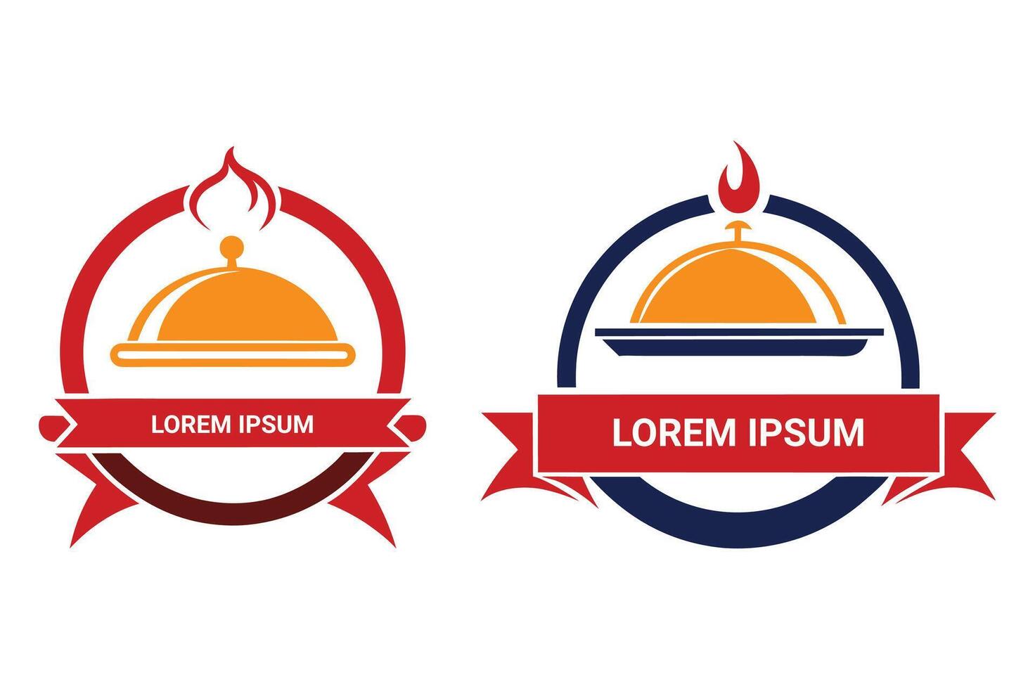 Catering Company Logo Design Ready for Customization vector