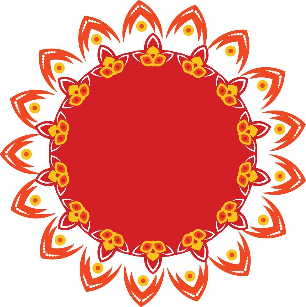 Floral Festive Decorative Frame and Background, Indian Wedding Card Backgroun and frame vector