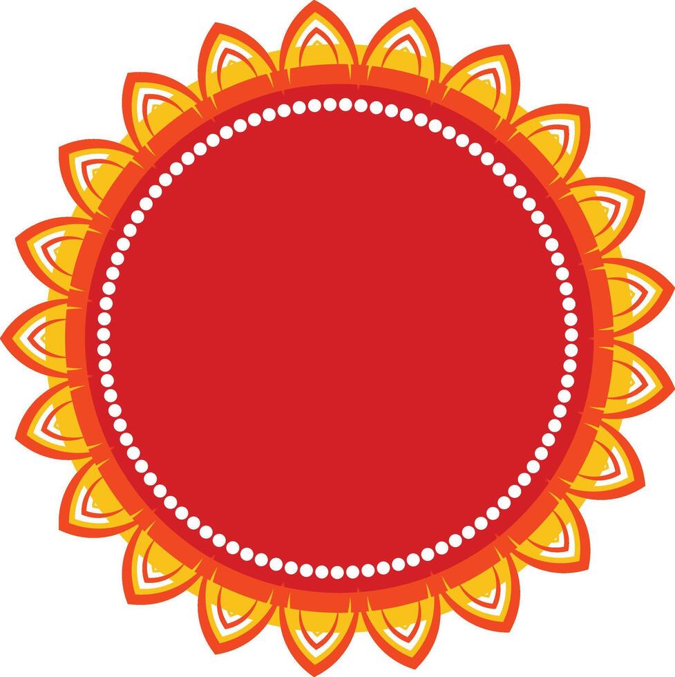 Circular Decorative Frame and Background, Indian Wedding Card Backgroun and frame vector