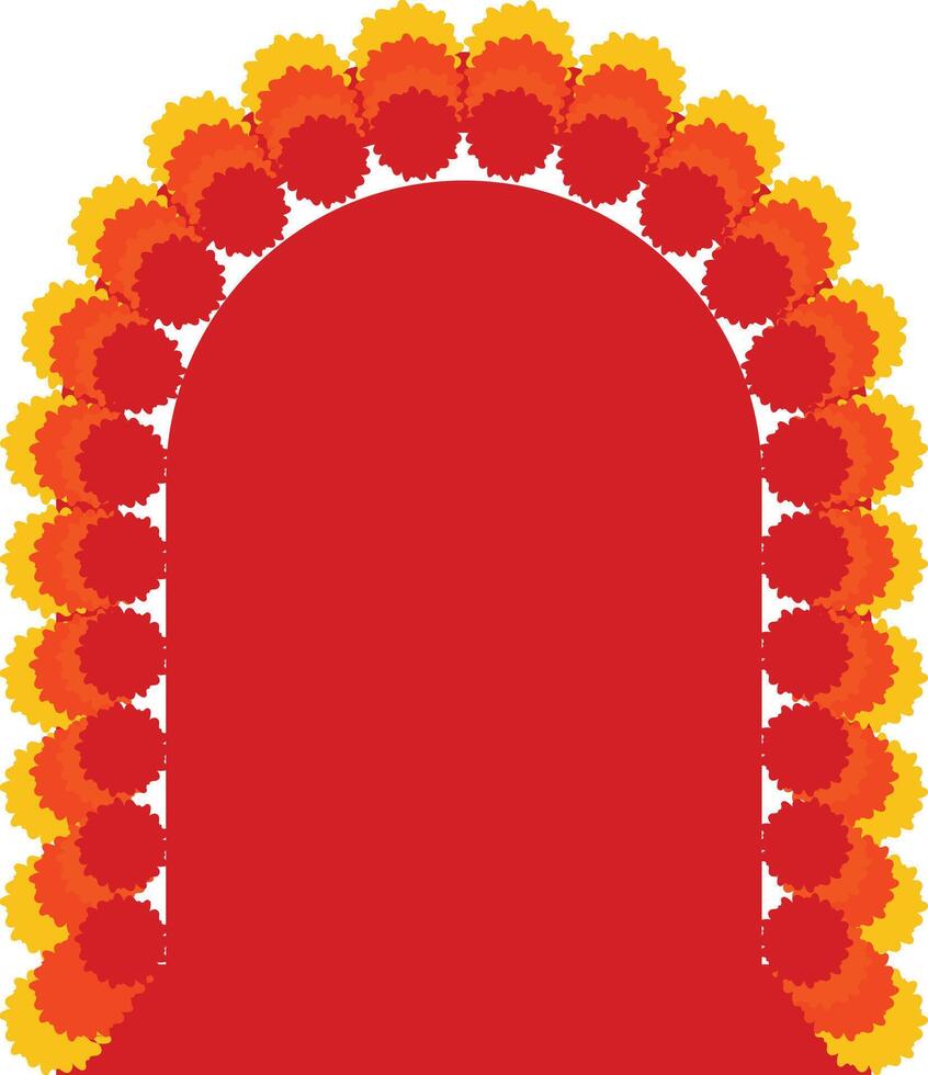 Festive Decorative Frame and Background, Indian Wedding Card Backgroun and frame vector