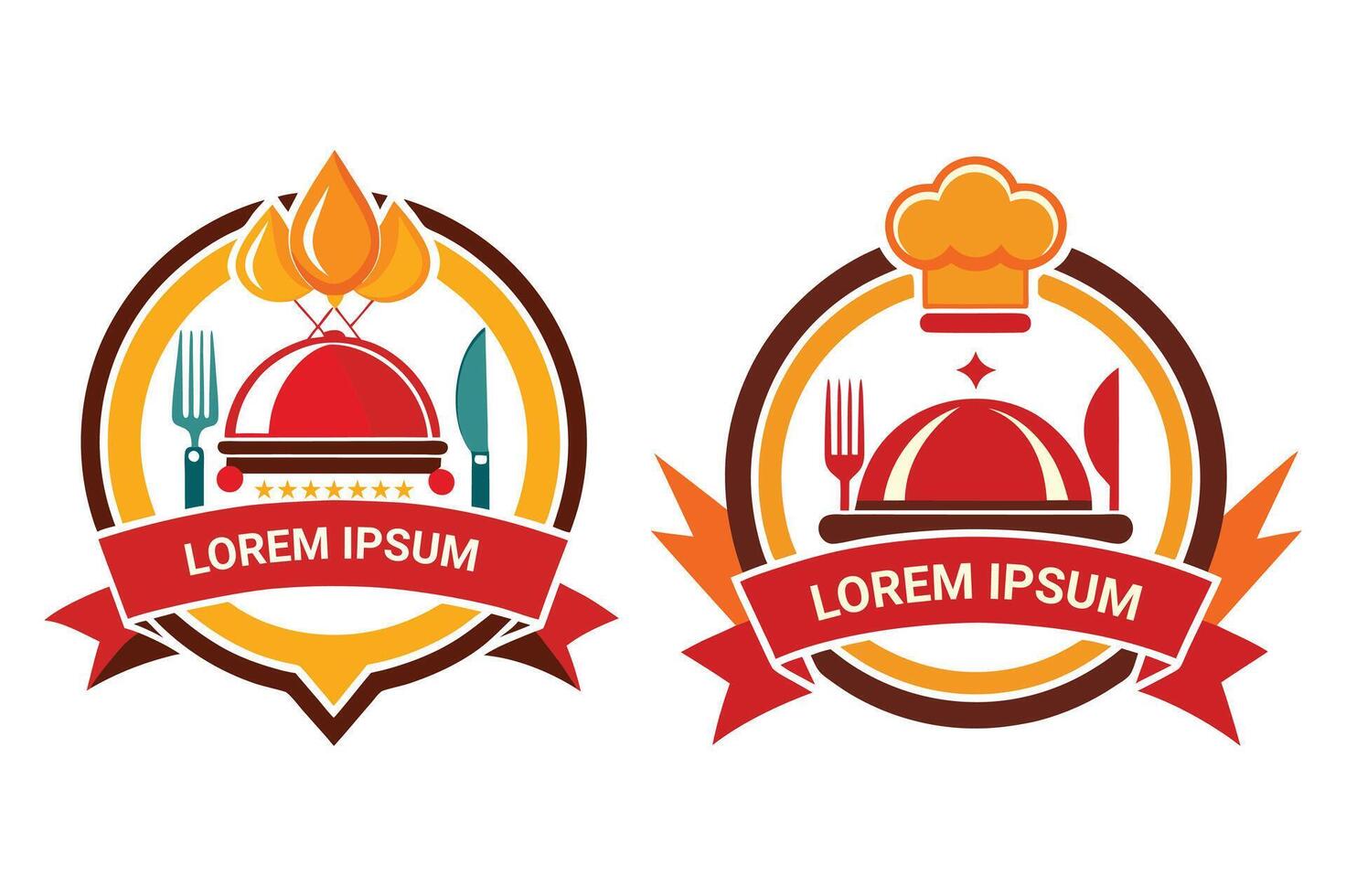 Personalized Restaurant Logo Design for Branding vector