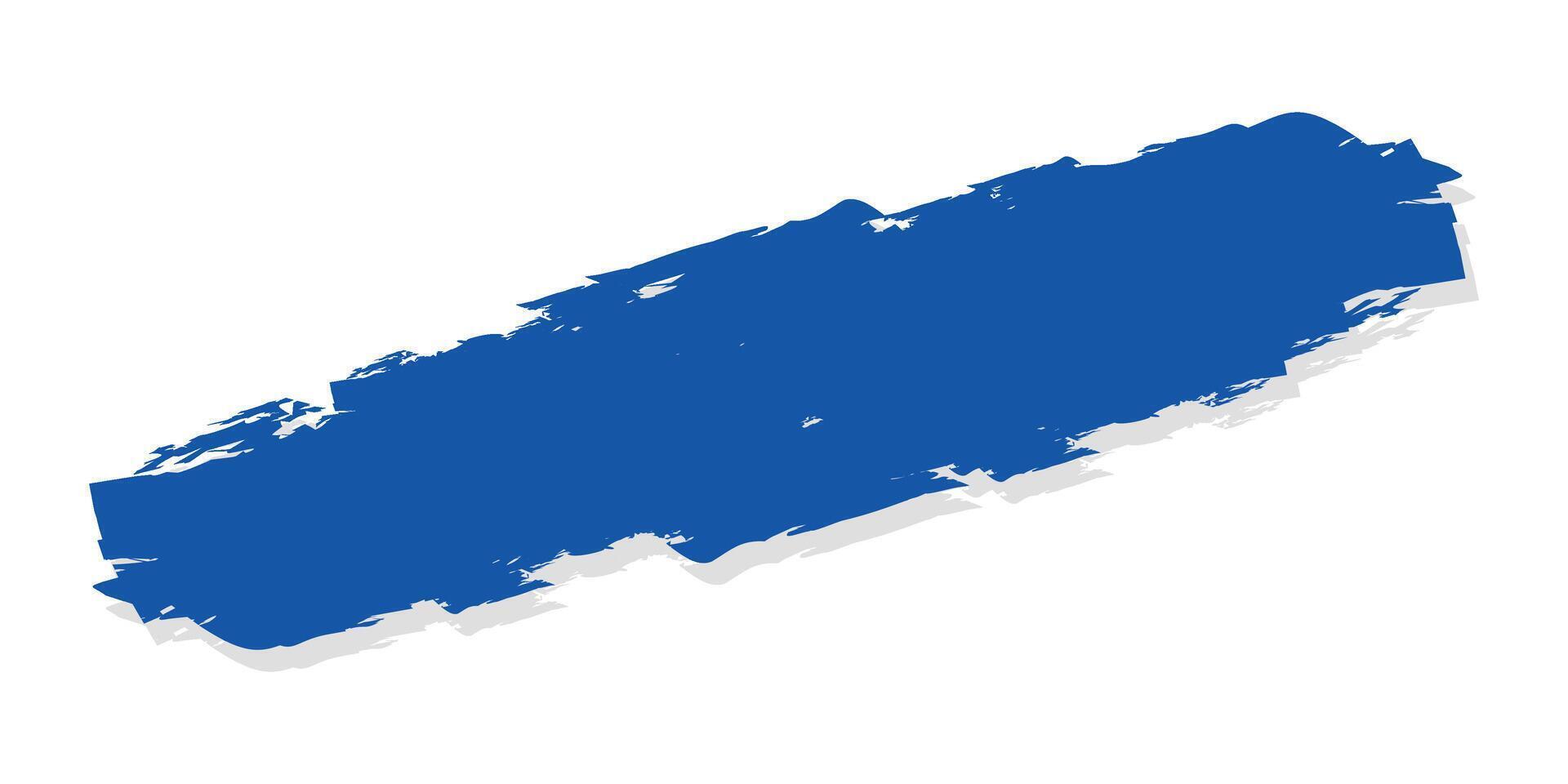 blue brush strokes and shadows vector