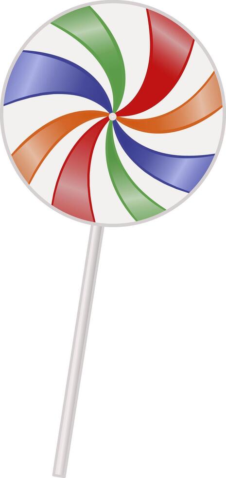 Christmas Sweet Lollipop. illustration vector