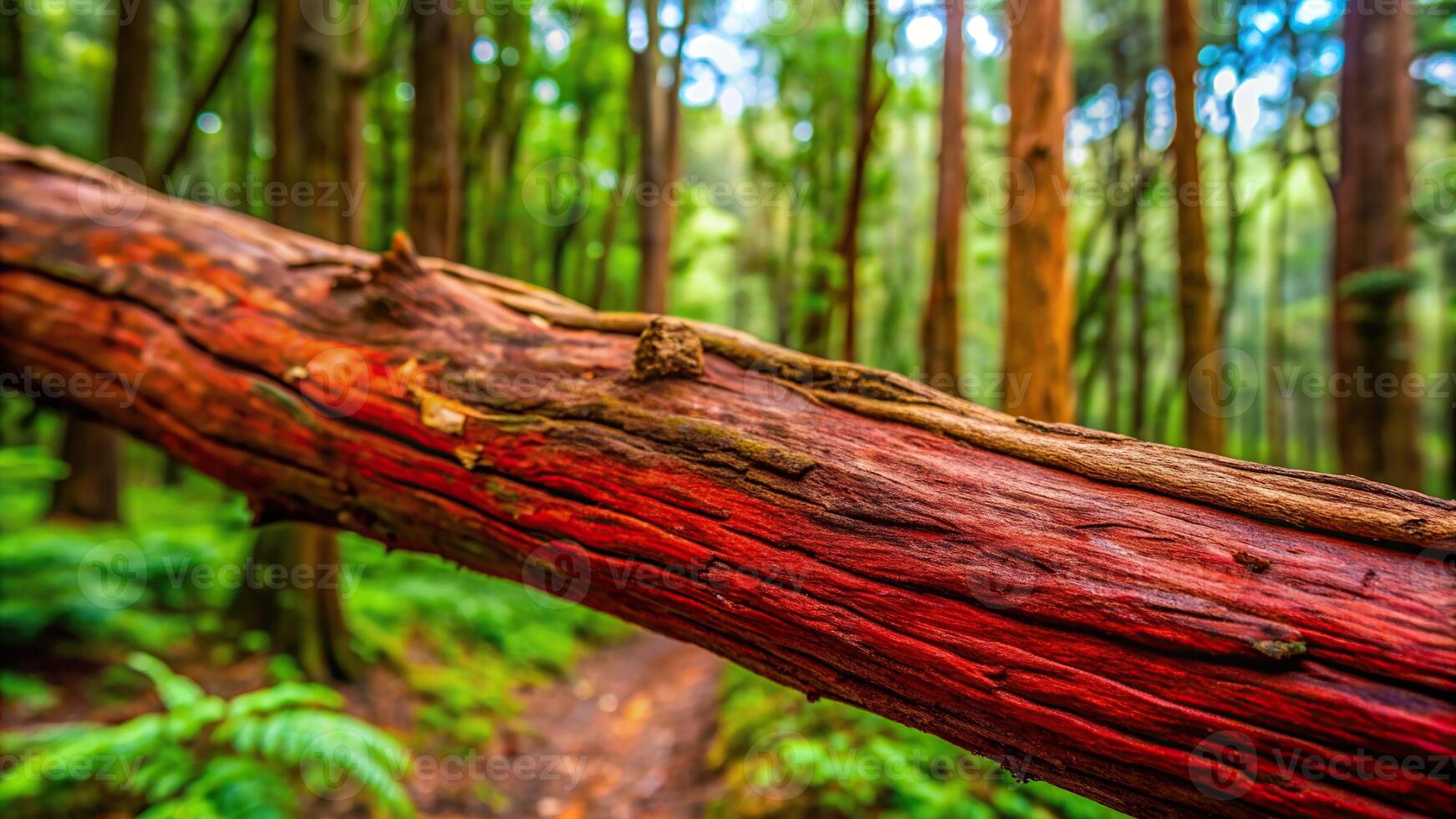 Dry branch of red bark tree amidst lush natural forest, red bark tree, flora, texture, woodland,dry branch, outdoor, trunk, wilderness, branch, natural forest, ecosystem photo
