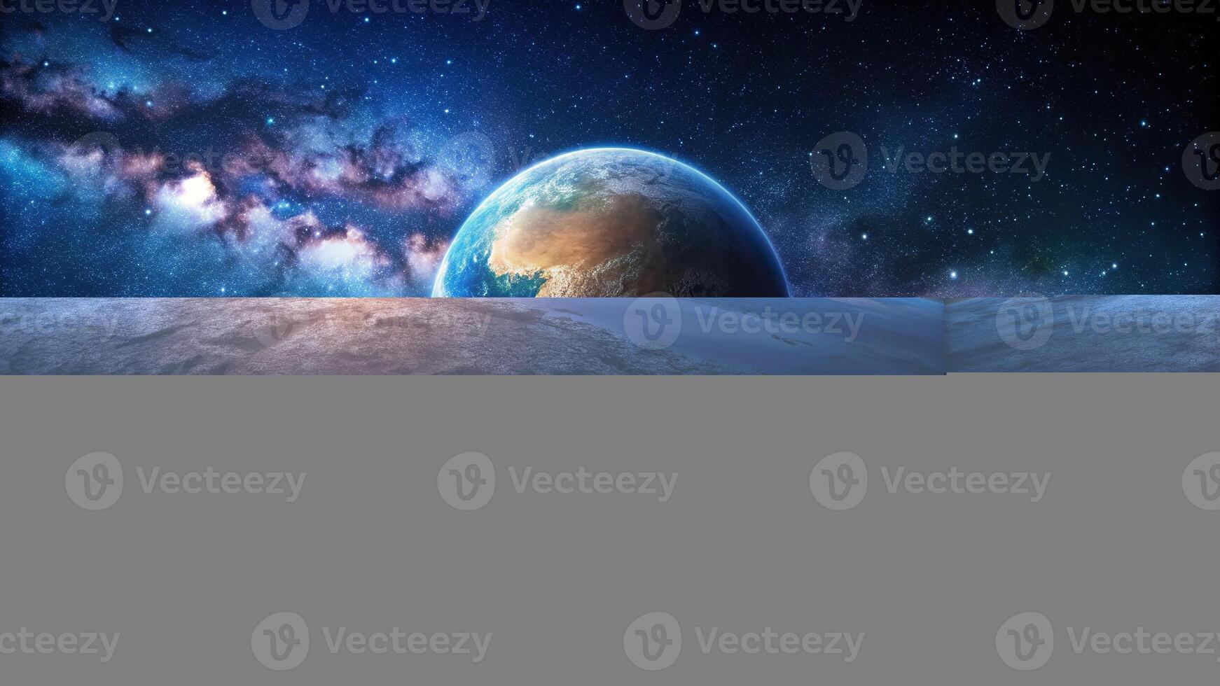 galaxy, space, stock photo, stunning,planet, distant, magnificent, A stunning stock photo featuring a planet in the vast night sky of the magnificent Milky Way galaxy lit by distant stars