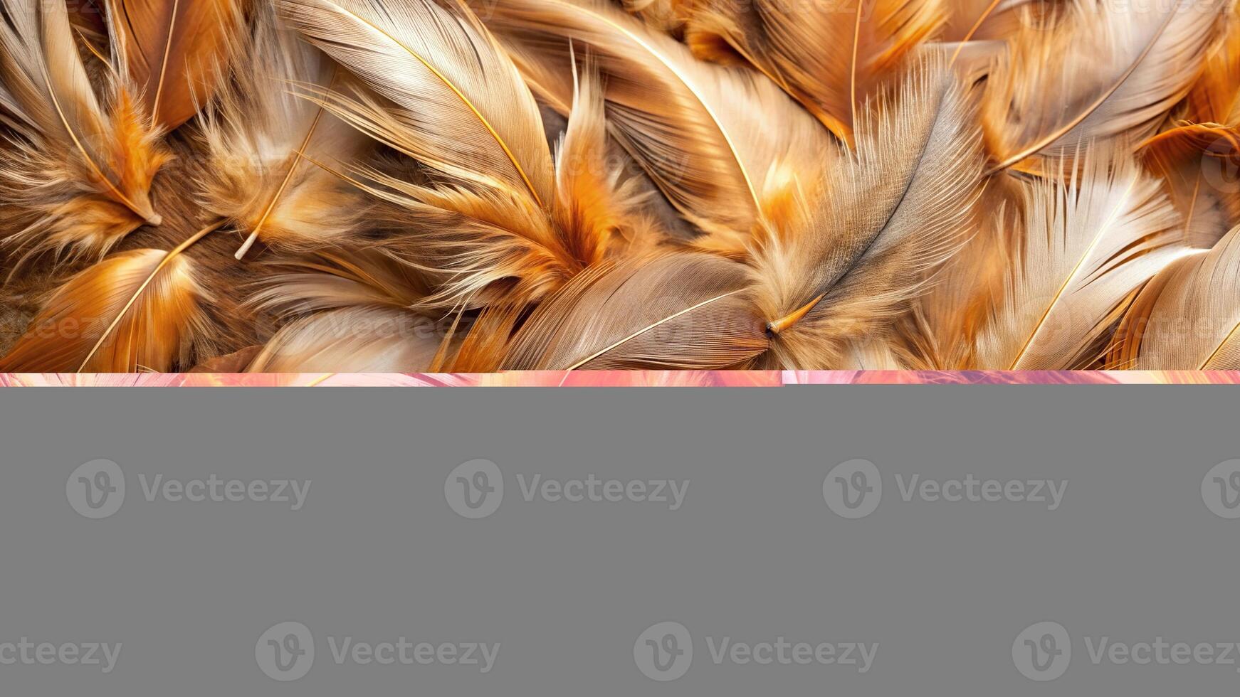 Brown chicken feather texture background with an asymmetrical arrangement of soft and intricate feathers, background, texture, intricate, soft,feathers, asymmetrical photo