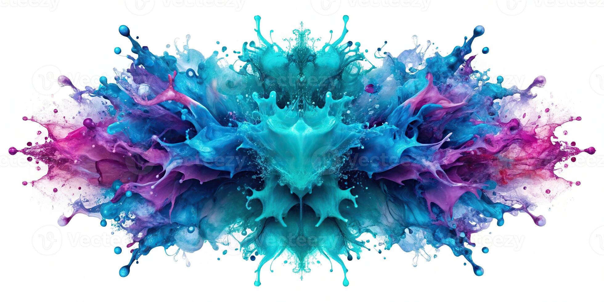 abstract splash painting photo