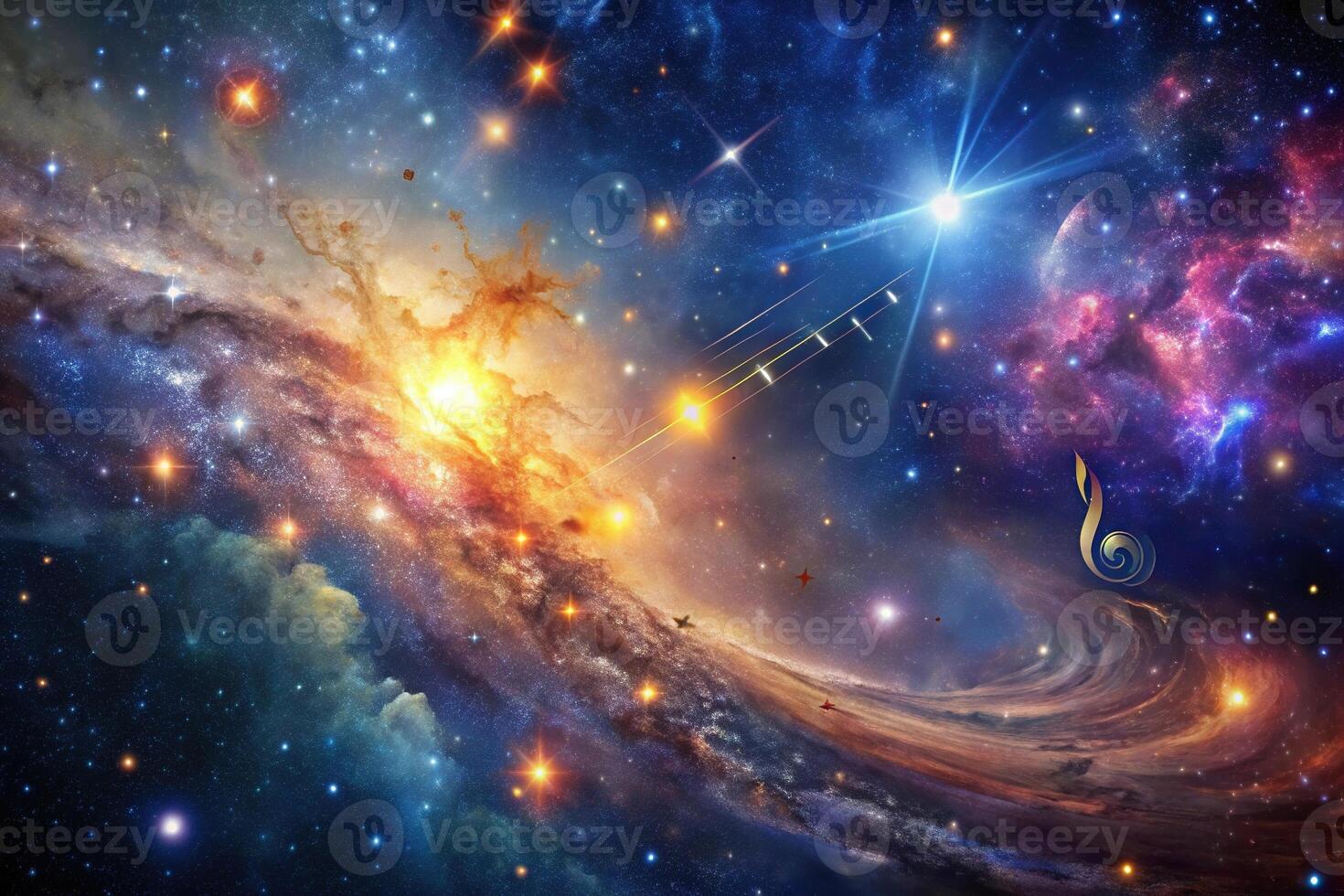 abstract space background photo