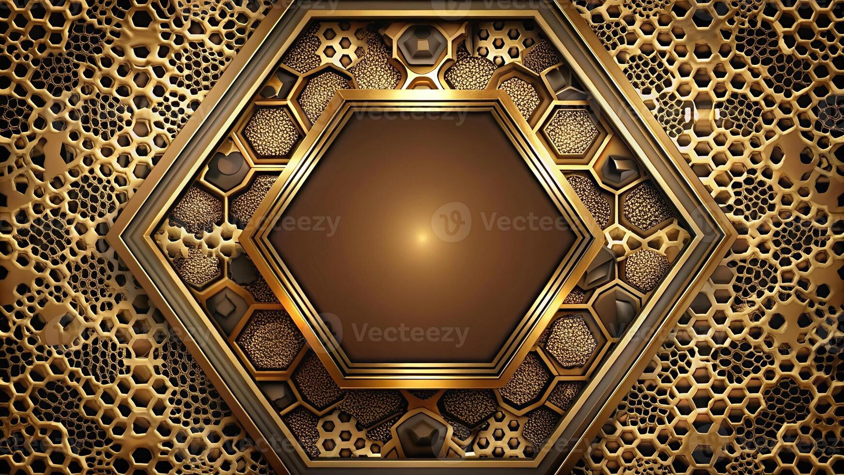 Abstract spotted background with luxurious elements reflected photo