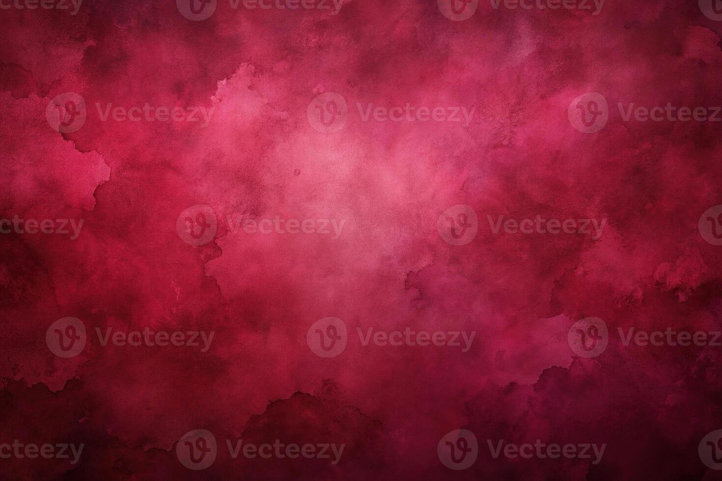 abstract watercolor background silhouette of intense wine red color photo