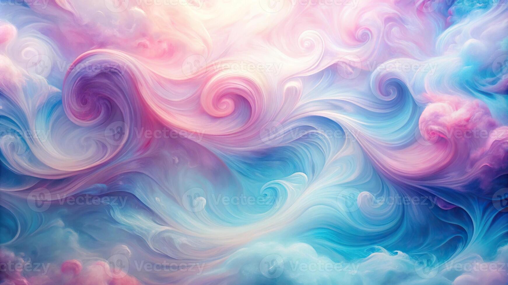 abstract swirls of pink and blue dreamscape photo