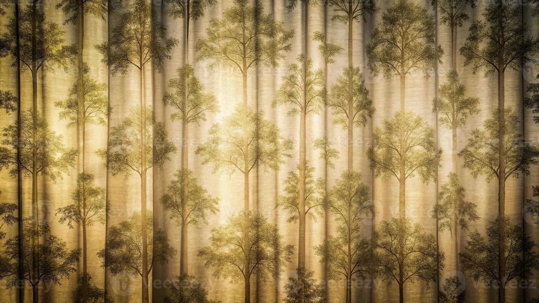 abstract vintage background with tree shadows on curtain photo