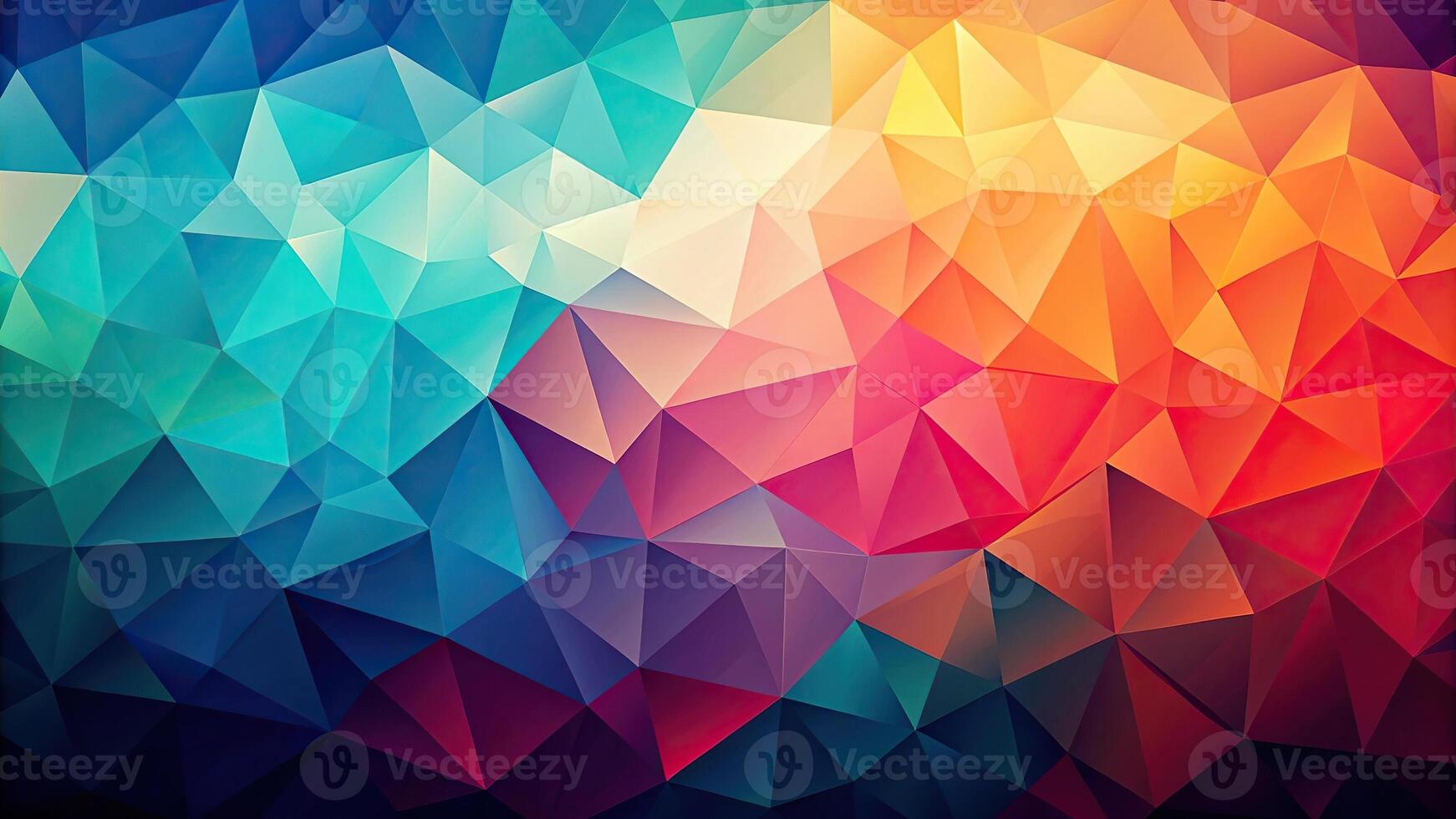 Abstract polygonal background with low poly style photo
