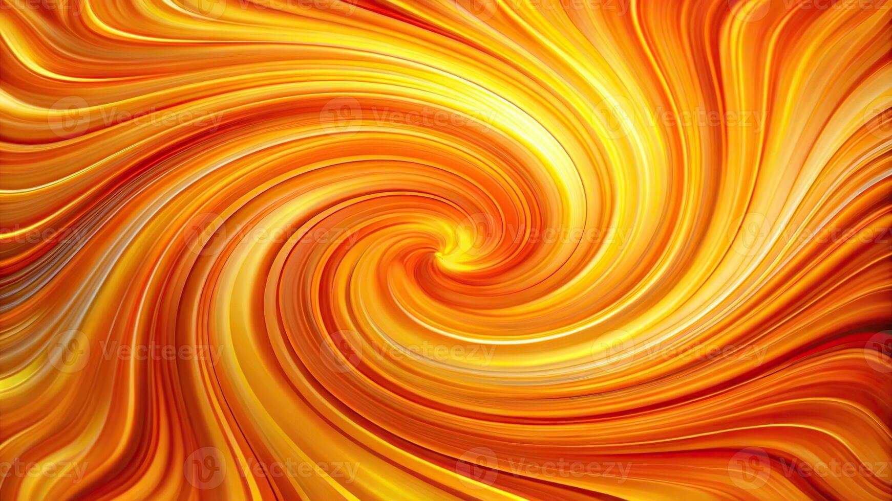 Abstract orange and yellow swirling background macro photo