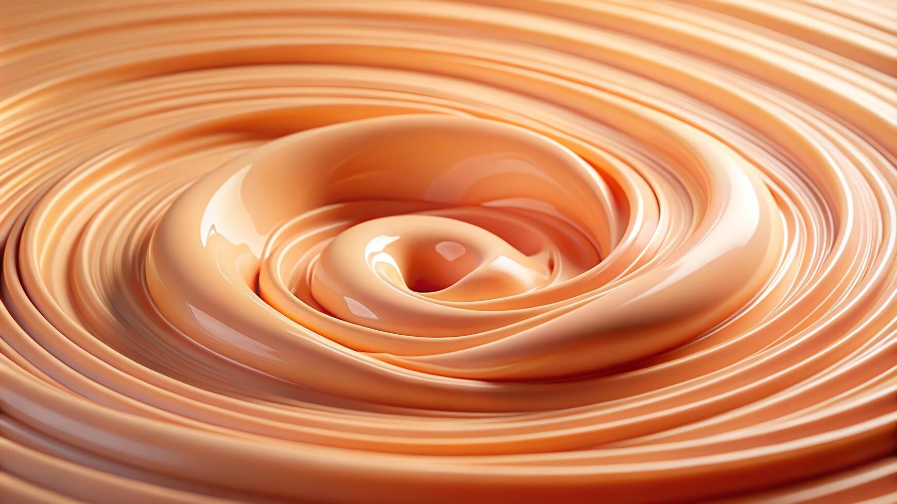 Abstract peach fuzz swirls resembling calming whirlpool photo