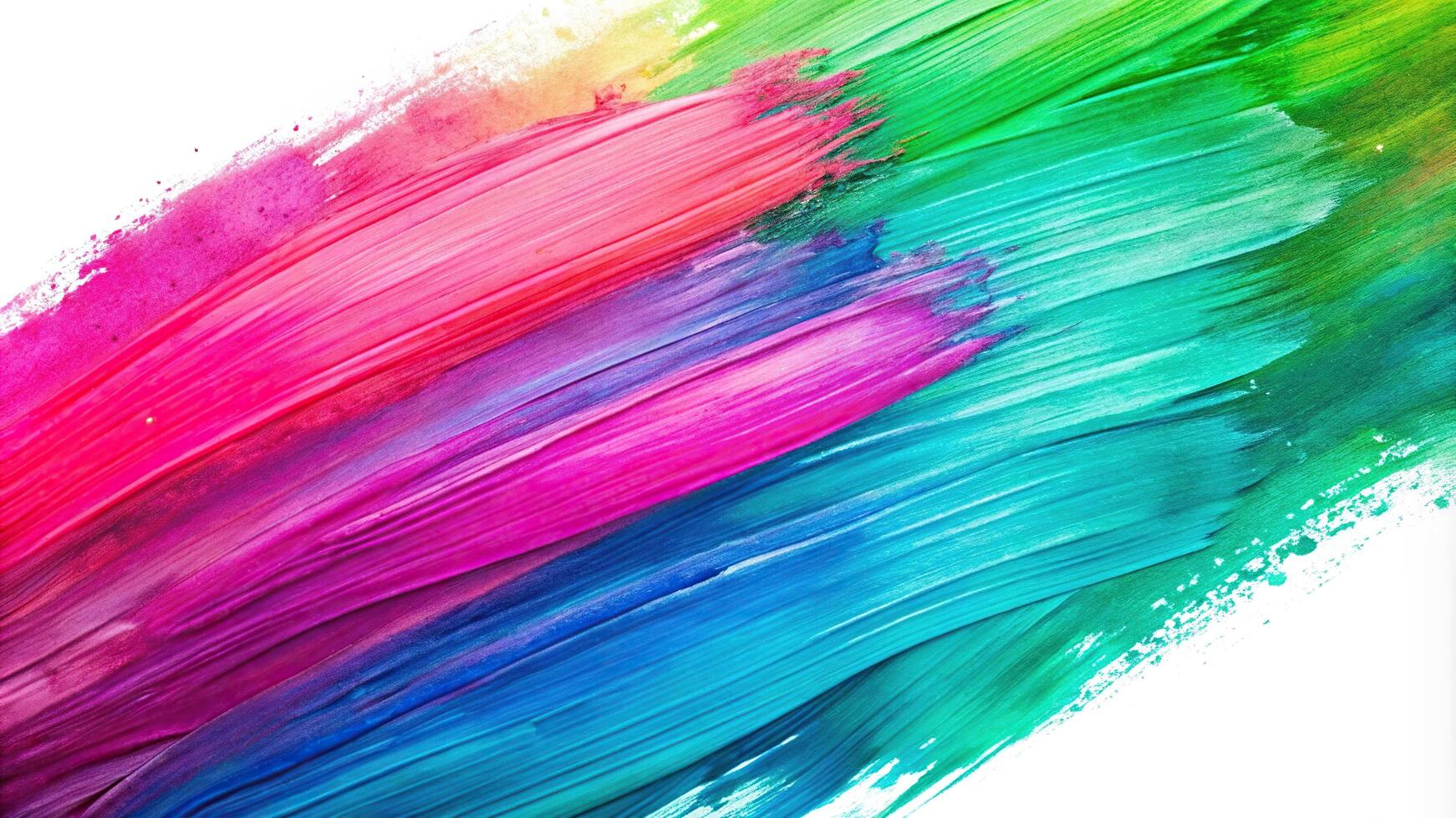Abstract painting with vibrant colors photo