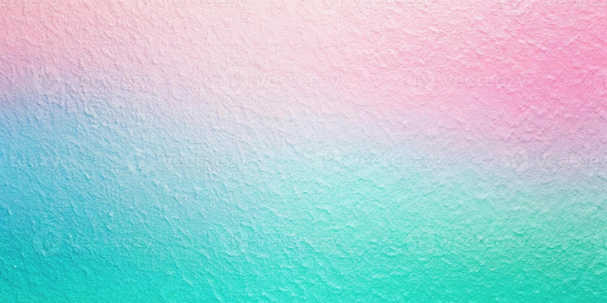 Abstract pastel background with a gradient texture in light pink, blue, and green colors, viewed from a low angle photo