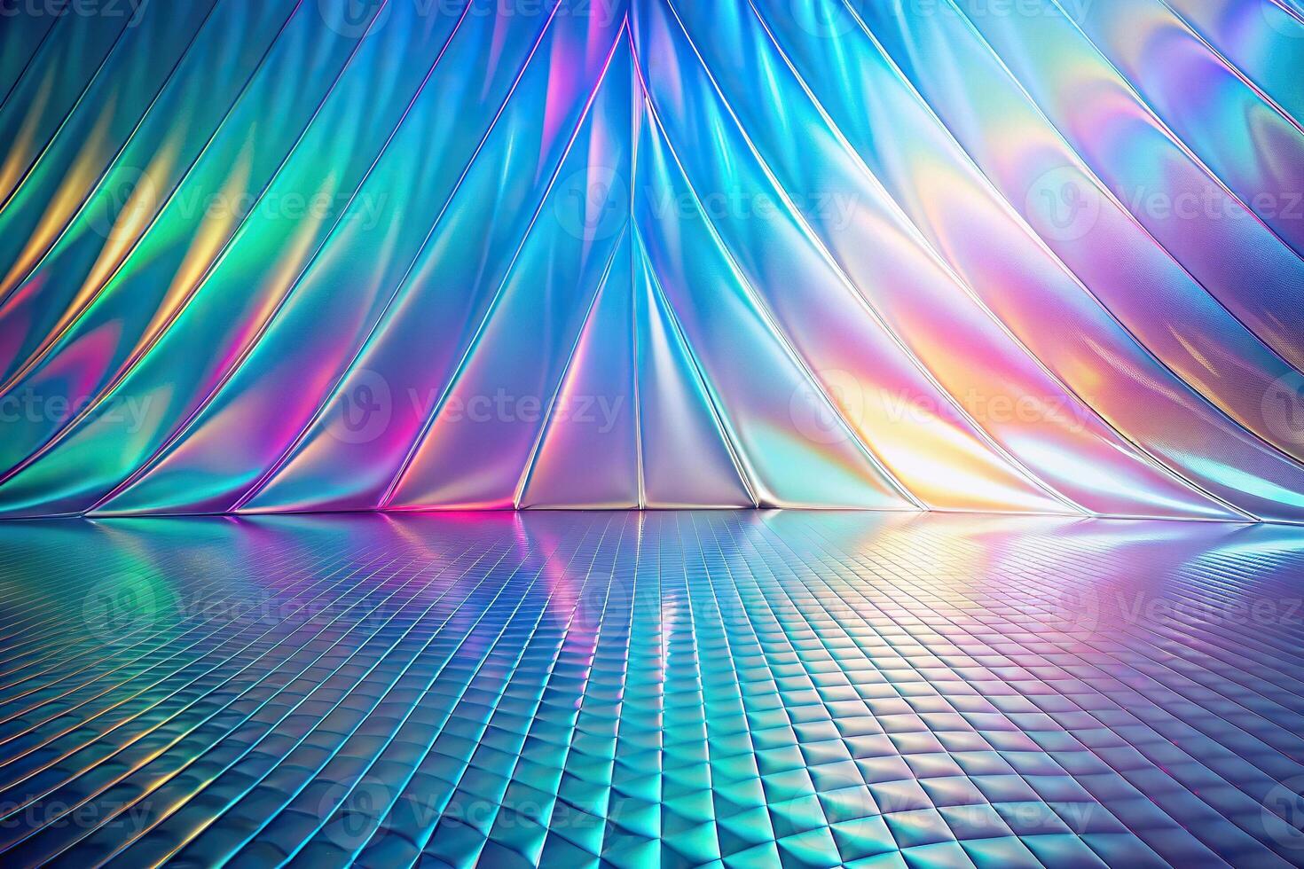 Abstract minimalist background with futuristic holographic texture photo