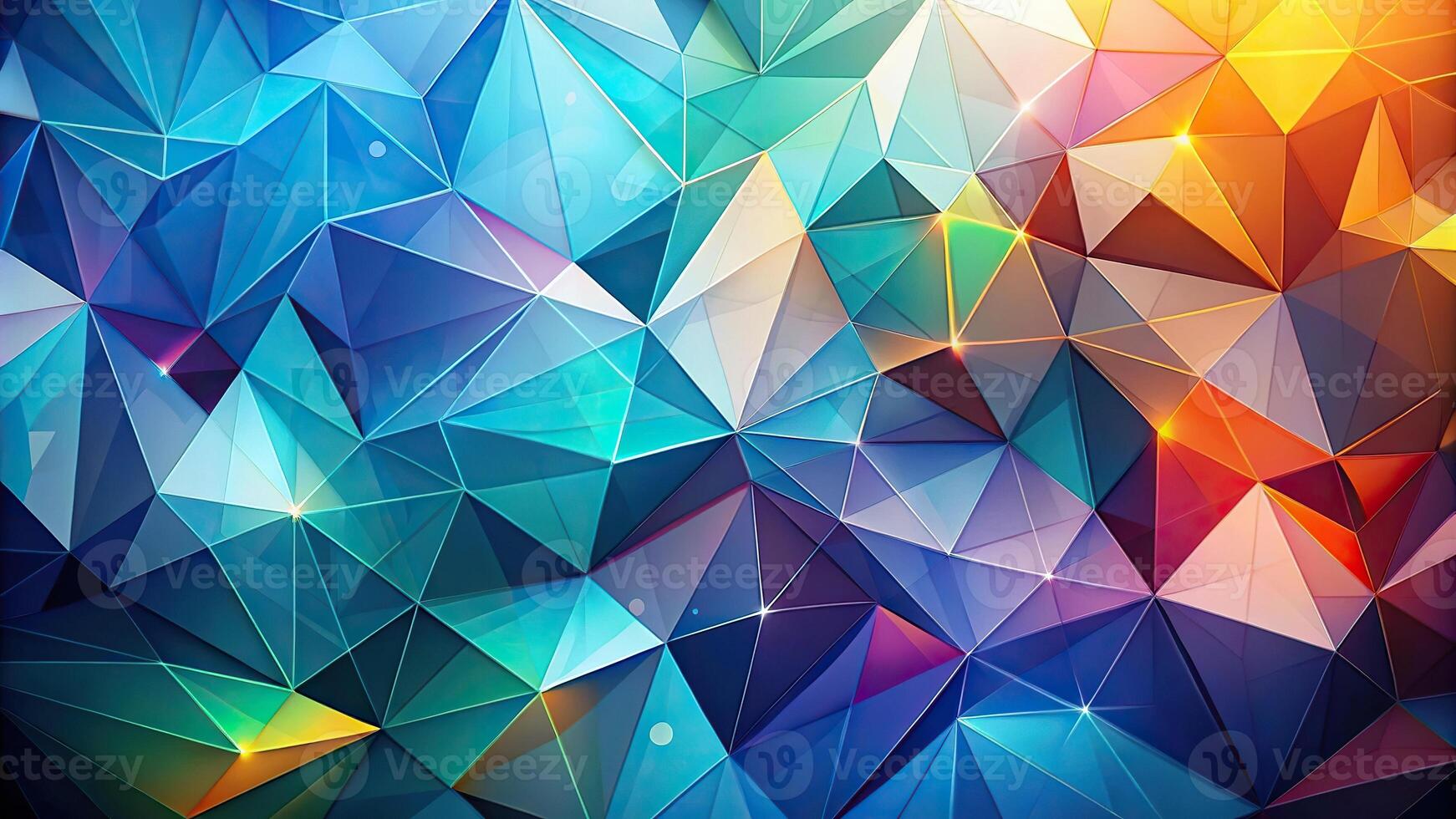 Abstract modern polygonal background photo