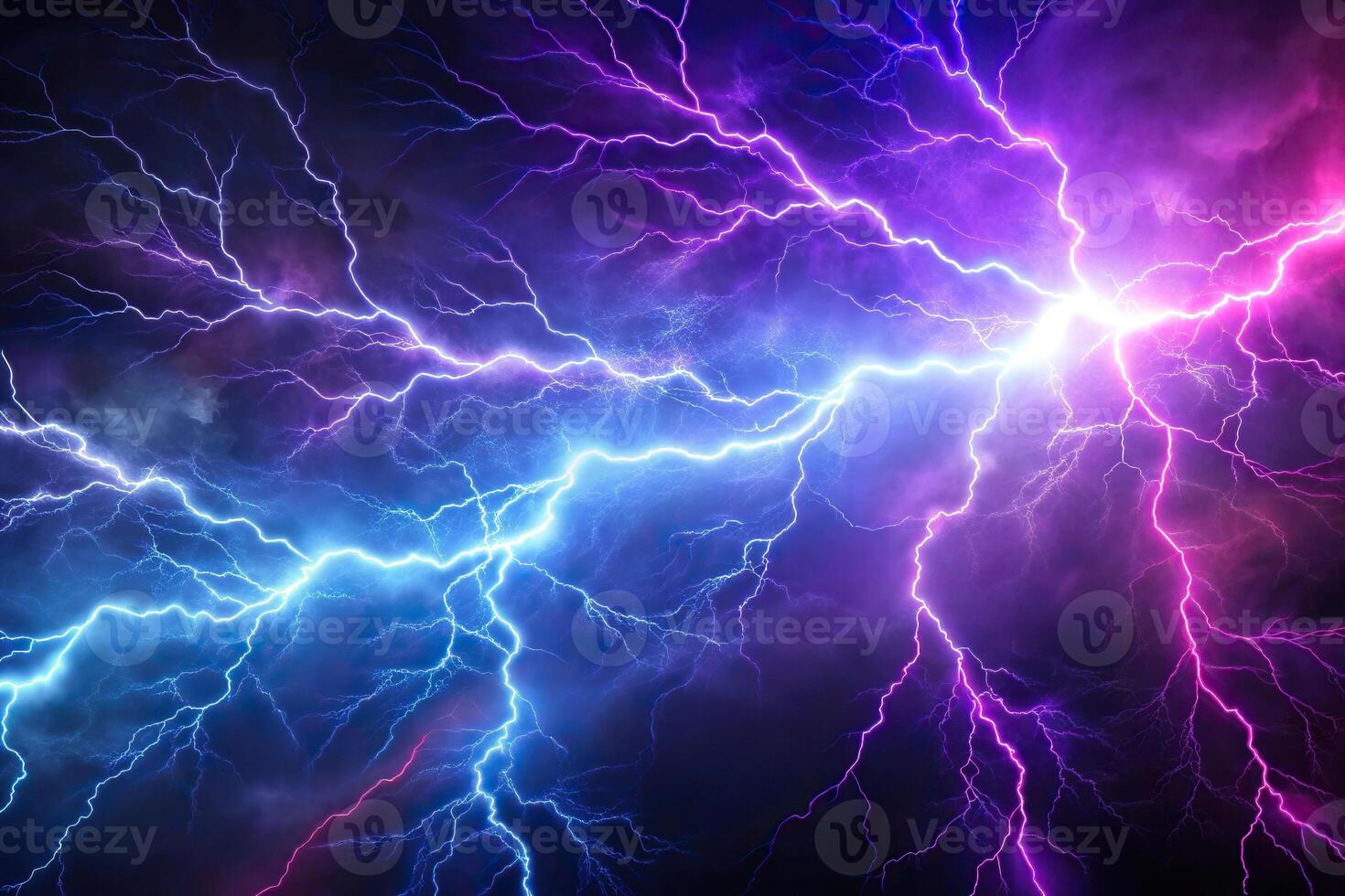 abstract lightning texture purple and blue background Low Angle photo