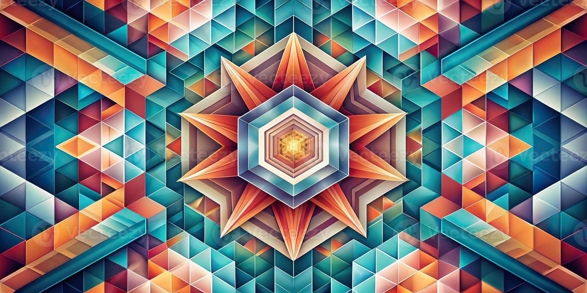 Abstract geometric shapes wallpaper photo