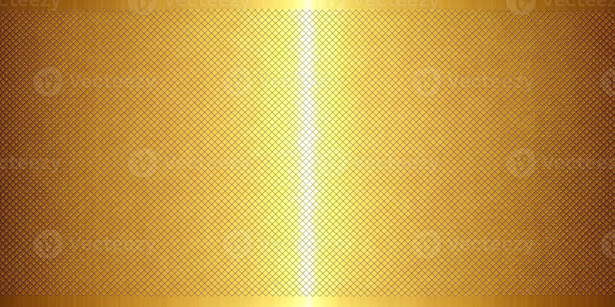 Abstract gold background with gradient shadows in horizontal lines photo