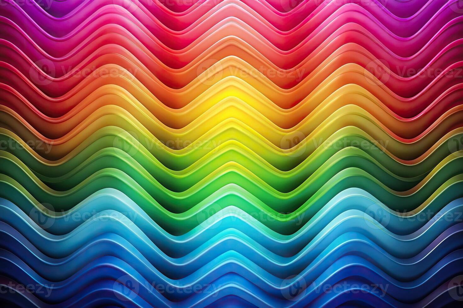 Abstract background with colorful spectral waves and geometric texture from a high angle view photo