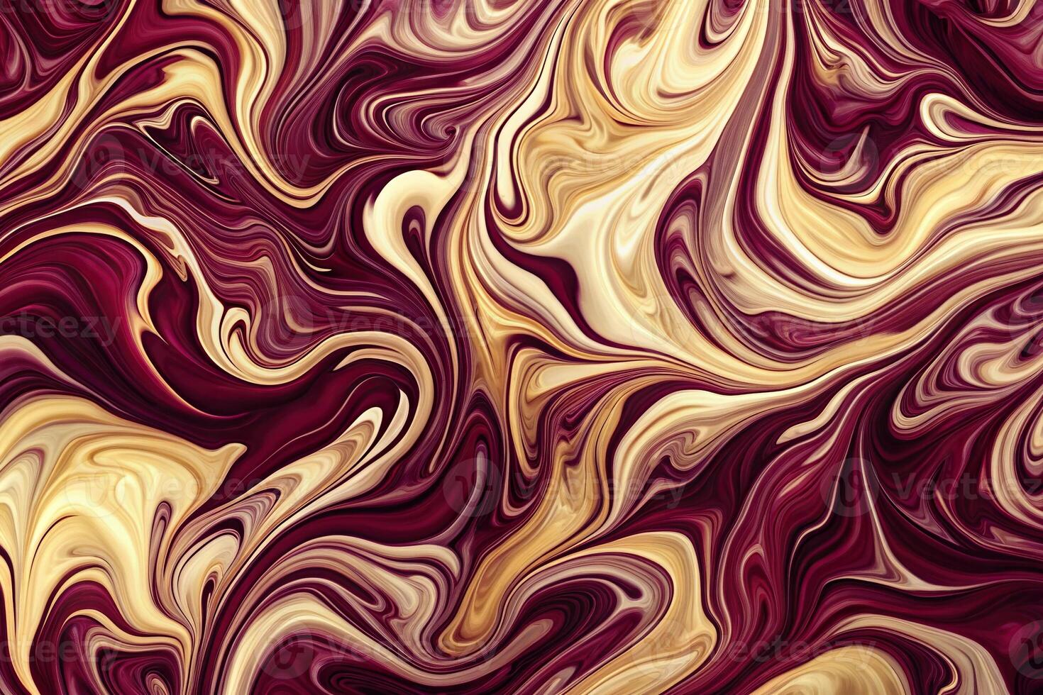 abstract fluid pattern, deep maroon, creamy beige, sophisticated, earthy palette photo