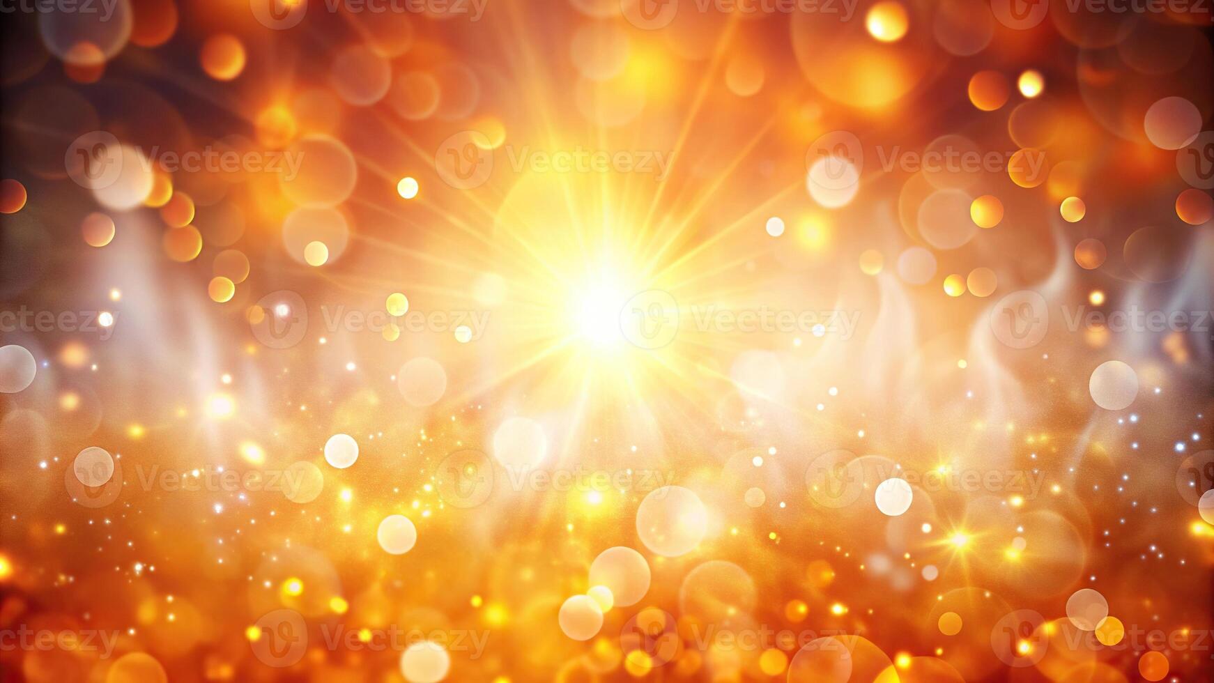 Abstract background with extreme close-up light flare, blur glow overlay, and sunlight reflection photo