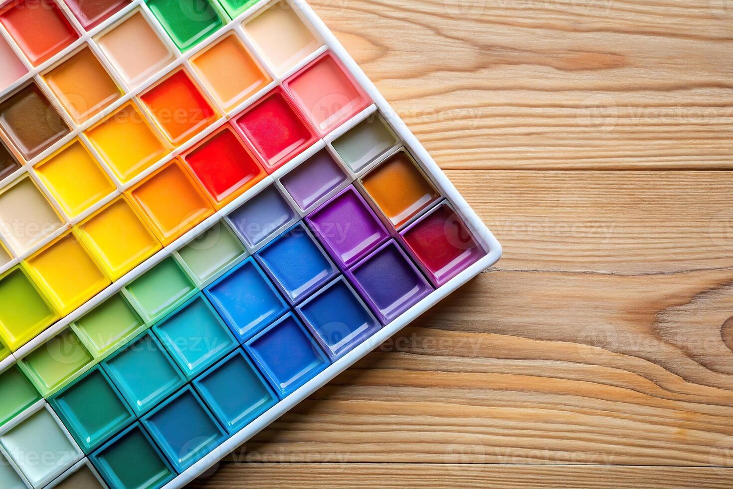Abstract design with asymmetrical palette photo