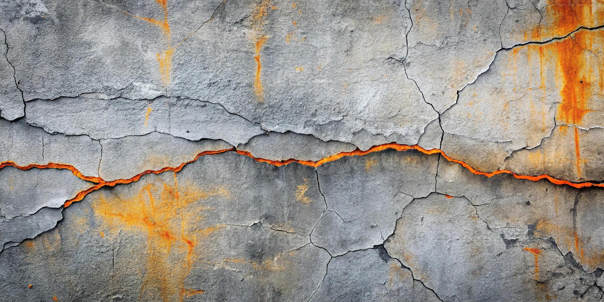 abstract cracked grey cement wall texture background photo