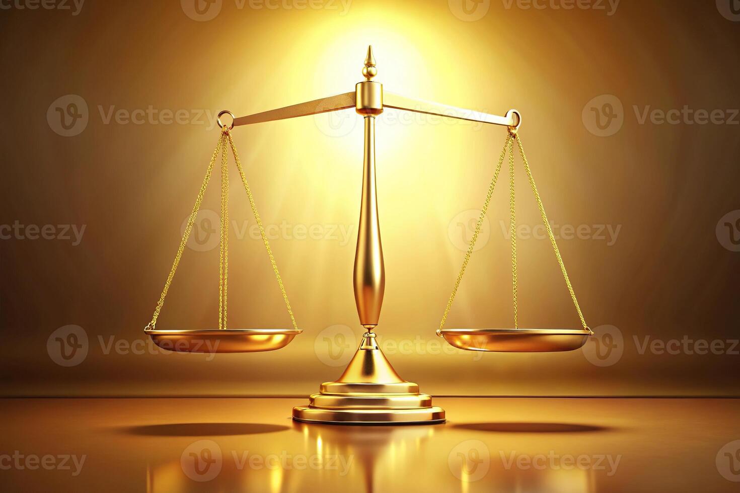 Abstract background of glowing golden scales photo