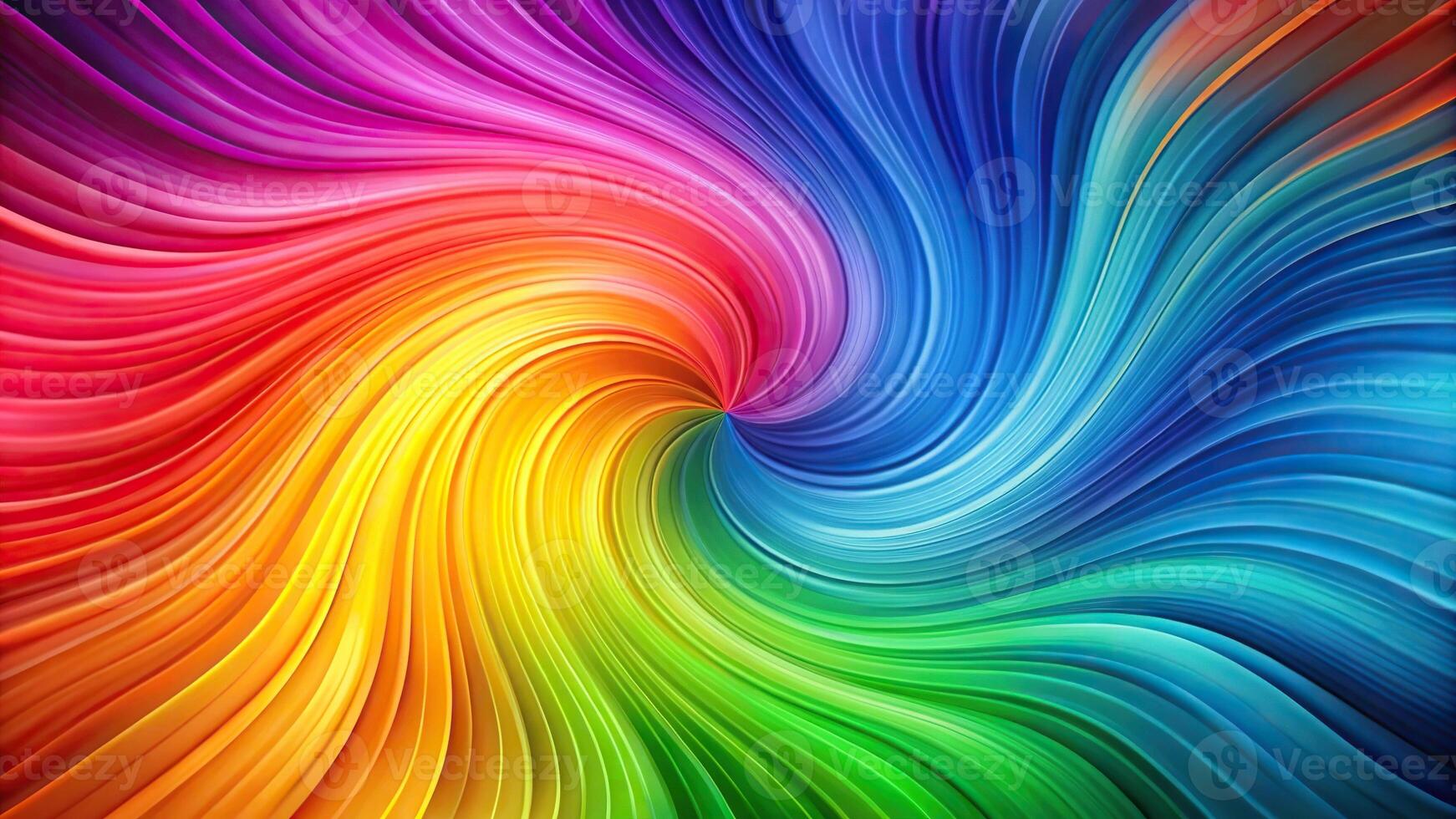 Abstract colorful background with waves swirls rainbow colors silhouette photo