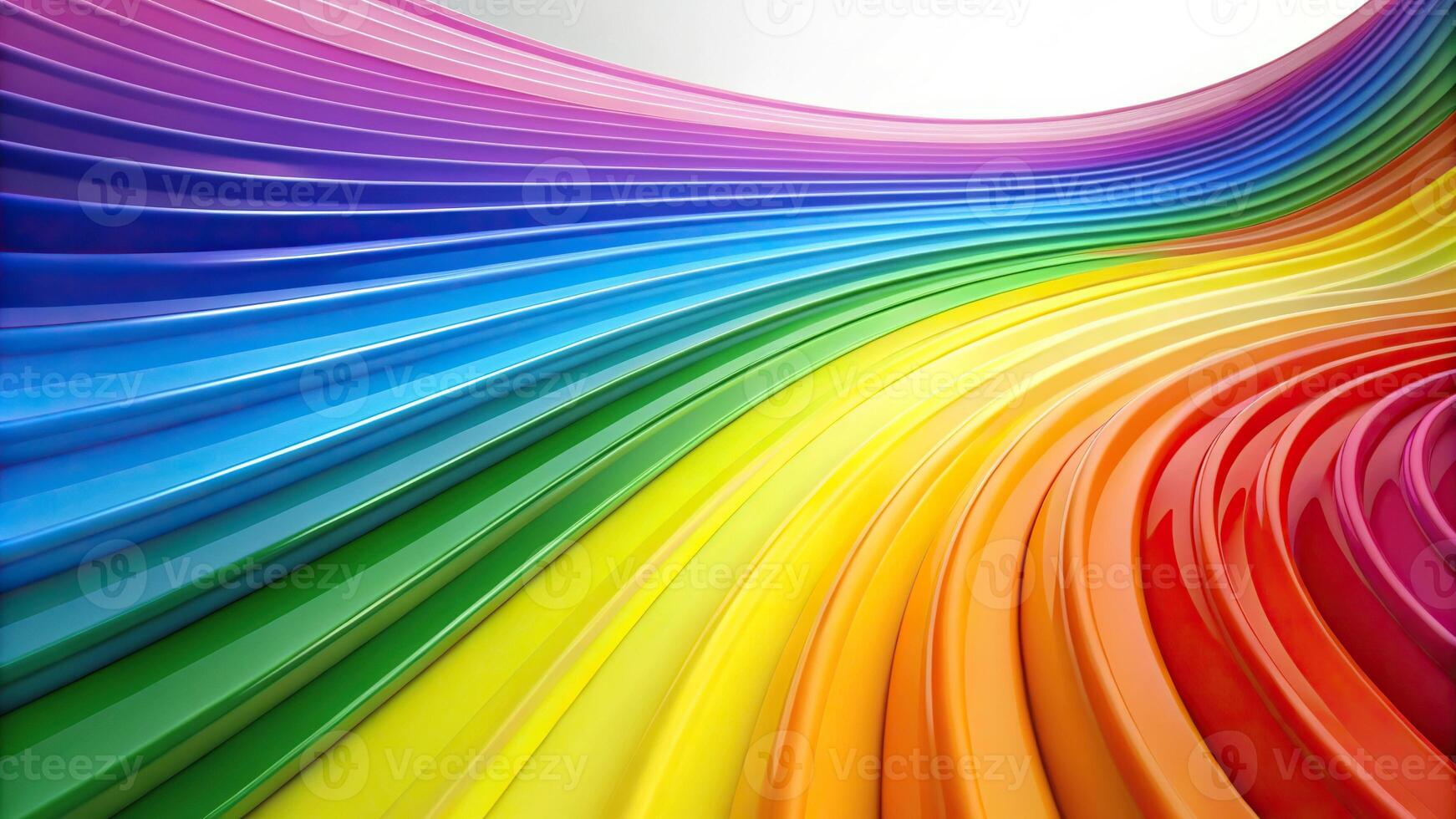 abstract colorful rainbow background on white photo