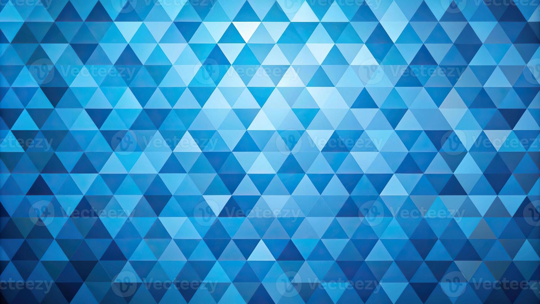 Abstract blue geometric triangle pattern background photo